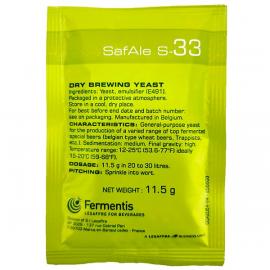 Дрожжи пивные SAFALE S-33
